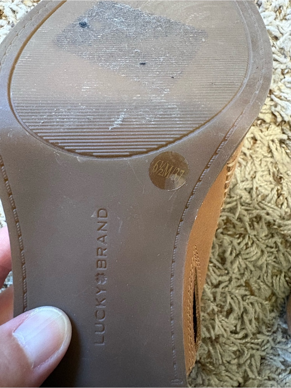 Lucky Brand Qewel mules women’s size 6.5 slip on - Picture 8 of 10